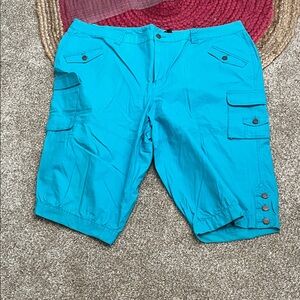 Bright blue pants